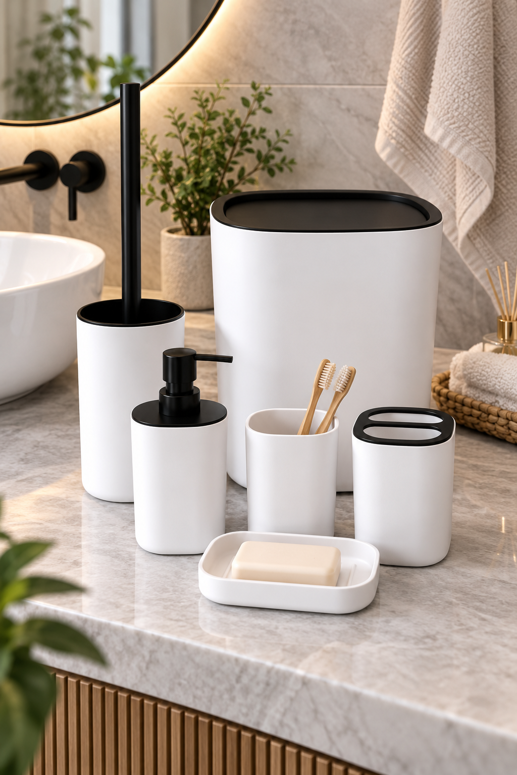 Aura 6 Parça Banyo Seti