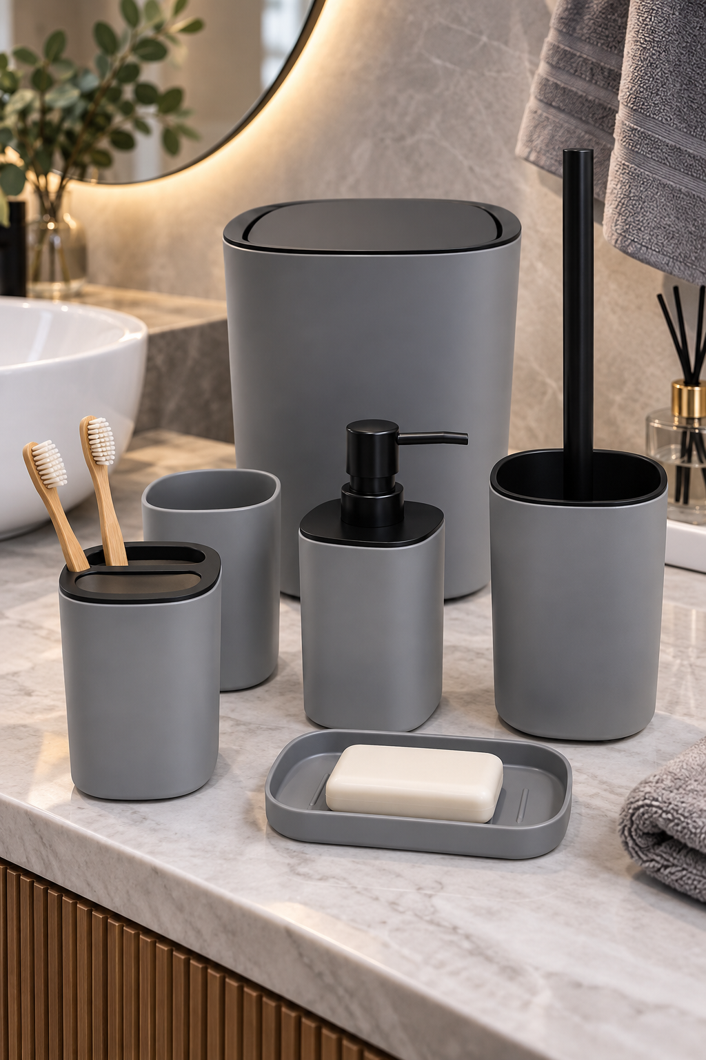 Aura 6 Parça Banyo Seti