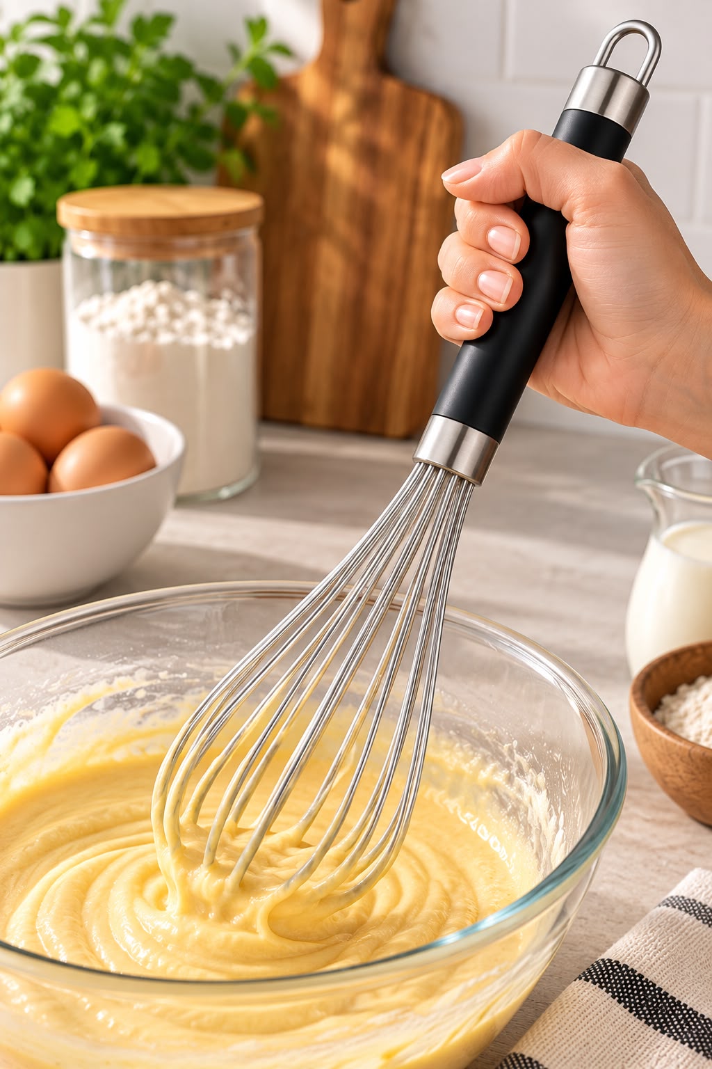 Paslanmaz Çelik Balon Çırpıcı Ergonomik Kaymaz Saplı Profesyonel Mutfak Çırpıcısı