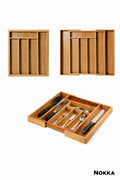 Bambu Ayarlanabilir Çekmece İçi Kaşıklık 5-7 Bölmeli, Organizer