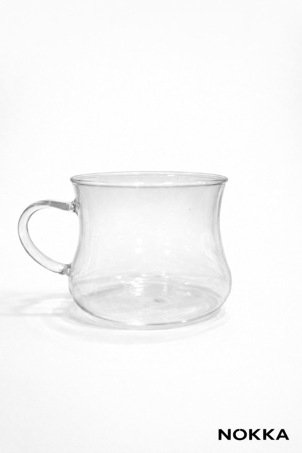 Borosilikat Isıya Dayanıklı Cam Kulplu 4lü Çay Bardağı Kahve Bardak Seti Kupa Şeffaf 220 ml